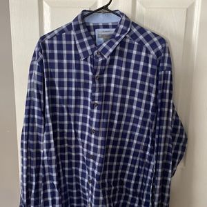Johnston & Murphy men’s plaid shirt